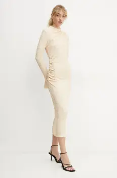 Day Birger et Mikkelsen rochie Clover culoarea bej, maxi, evazati, DAY65243522 imagine