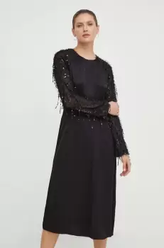 Day Birger et Mikkelsen rochie culoarea negru, mini, evazata imagine