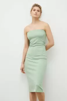 Day Birger et Mikkelsen rochie culoarea verde, midi, mulata imagine