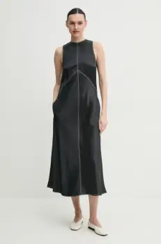 Day Birger et Mikkelsen rochie din amestec de in Aurora culoarea negru, maxi, evazati, DAY65243650 imagine