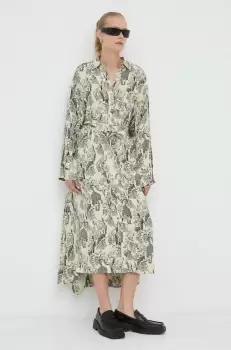 Day Birger et Mikkelsen rochie midi, drept imagine