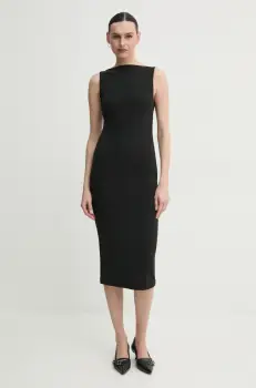 Day Birger et Mikkelsen rochie Myholm culoarea negru, midi, mulata, DAY65243735 imagine