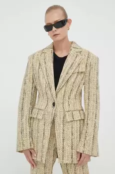 Day Birger et Mikkelsen sacou culoarea negru, un singur rand de nasturi, modelator imagine