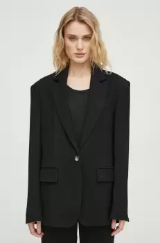 Day Birger et Mikkelsen sacou culoarea negru, un singur rand de nasturi, neted imagine