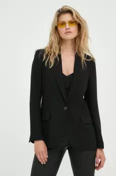 Day Birger et Mikkelsen sacou culoarea negru, un singur rand de nasturi, neted imagine