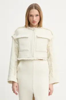 Day Birger et Mikkelsen sacou Violette culoarea bej, oversize, neted, DAY65243770 imagine