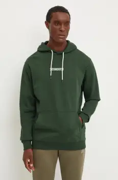 DC bluza barbati, culoarea verde, cu gluga, cu imprimeu, ADYFT03390 imagine
