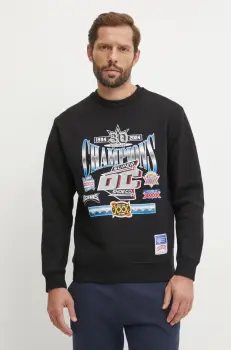 DC bluza Old Champs barbati, culoarea negru, cu imprimeu, ADYSF03138 imagine