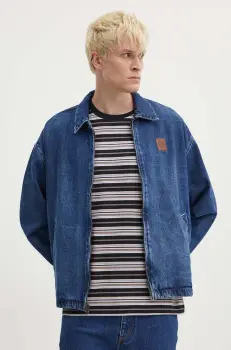 DC geaca jeans Rebuild barbati, de tranzitie, oversize, ADYJK03190 imagine