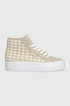 DC tenisi femei, culoarea bej imagine