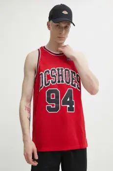 DC tricou Shy Town barbati, culoarea rosu, ADYKT03230 imagine