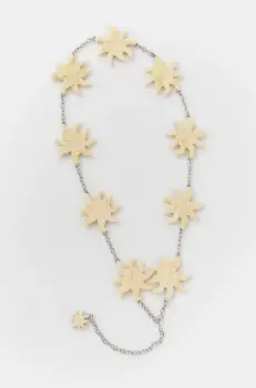 Desigual curea FANATSIA SUNS femei, culoarea argintiu, 25SARO01 imagine