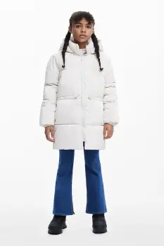 Desigual geaca copii culoarea bej, 25WGEW08 imagine