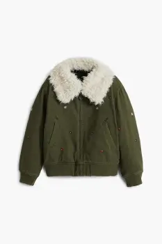 Desigual geaca copii culoarea verde, 25WGEW12 imagine