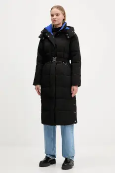 Desigual geaca EXTRA CINTURON2 culoarea negru, de iarna, 25WWEW24 imagine