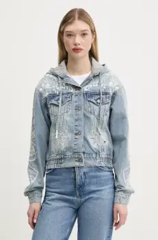Desigual geaca jeans MONTREA de tranzitie, 25SWED56 imagine