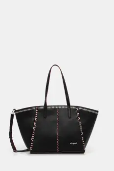Desigual geanta MANHATTAN PESPUNTES G culoarea negru, 25WAXP95 imagine
