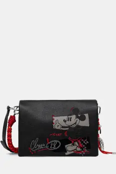 Desigual geanta MICKEY ROCK DORTMUND culoarea negru, 25WAXP19 imagine