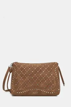 Desigual geanta YANKEE LEIRIA MINI CA culoarea maro, 25WAXPB5 imagine