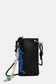 Desigual portofel HALF LOGO MILTON culoarea negru, 25WAYP06 imagine