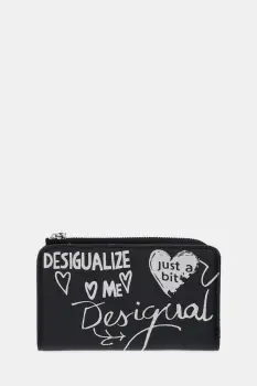 Desigual portofel SESHAT EMMA 2.0 culoarea negru, 25WAYP44 imagine
