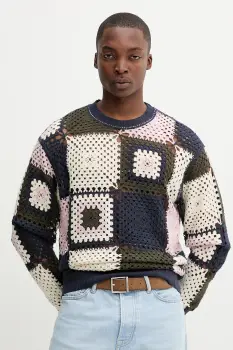 Desigual pulover ROMA culoarea bleumarin, light, 25WMSF01 imagine