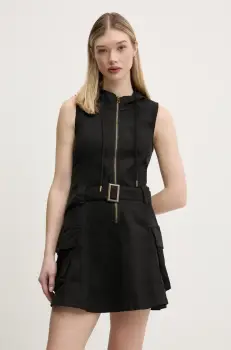 Desigual rochie ASTRID culoarea negru, mini, drept, 25SWVW99 imagine