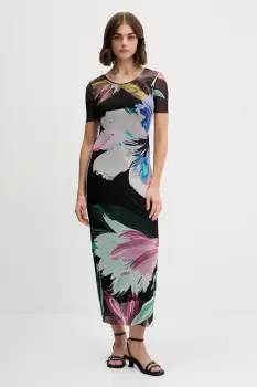 Desigual rochie BERNADETTE culoarea negru, 25WWVK19 imagine