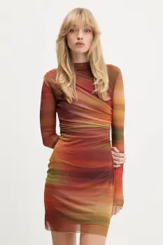 Desigual rochie DANTE mini, mulata, 25WWVK21 imagine