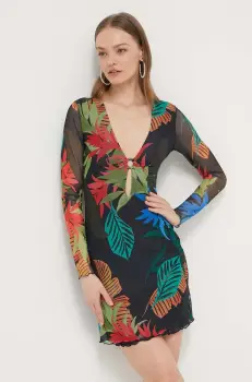 Desigual rochie FUNNY mini, mulata, 24SWMK20 imagine