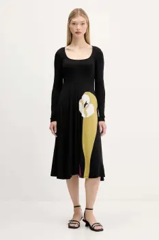 Desigual rochie LIRIO culoarea negru, 25WWVK29 imagine