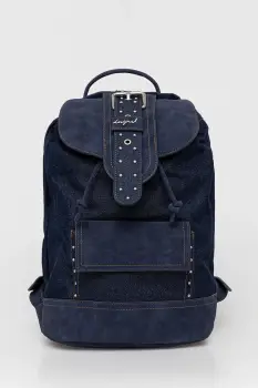 Desigual rucsac denim BINDELLA K culoarea bleumarin, mare, uni, 25WAKD06 imagine