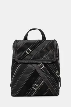 Desigual rucsac FIBONACCI HAMPTON MI culoarea negru, mic, uni, 25WAKP25 imagine