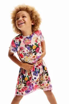 Desigual tricou de bumbac pentru copii imagine