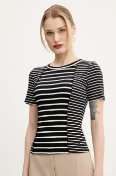 Desigual tricou SANDRINE femei, culoarea negru, 25SWTKAK imagine