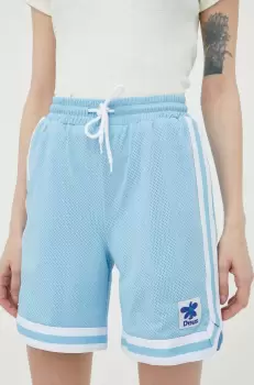 Deus Ex Machina pantaloni scurti femei, neted, high waist imagine