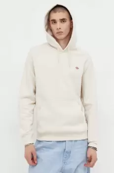 Dickies bluza barbati, culoarea bej, cu gluga, neted imagine