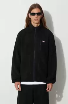 Dickies bluza barbati, culoarea negru, neted imagine