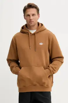 Dickies bluza culoarea negru, cu gluga, neted imagine