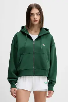 Dickies bluza culoarea verde, cu gluga, uni, DK0A4Y1Z imagine