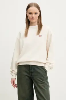 Dickies bluza femei, culoarea bej, cu imprimeu, DK0A4YQDF901 imagine