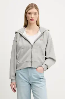 Dickies bluza femei, culoarea gri, cu gluga, melanj, DK0A4Y1ZHG01 imagine