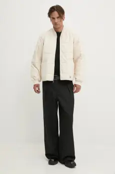 Dickies geaca GARDINER barbati, culoarea bej, de tranzitie, DK0A4Z35 imagine