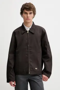 Dickies geaca M Unlined Eisenhower Jacket Rec Dark Brown culoarea maro, de tranzitie, DK0A4Y6UDBX1 imagine