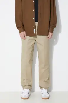 Dickies pantaloni 872 barbati, culoarea bej, mulata, DK0A4XK8 imagine