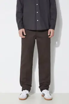 Dickies pantaloni 872 barbati, culoarea maro, mulata, DK0A4XK8 imagine