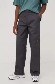 Dickies pantaloni barbati, culoarea gri, drept imagine