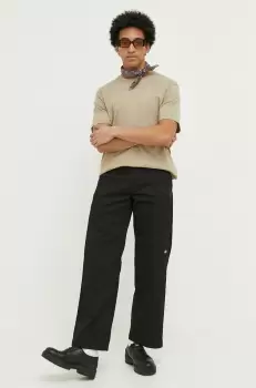Dickies pantaloni barbati, culoarea negru, drept imagine