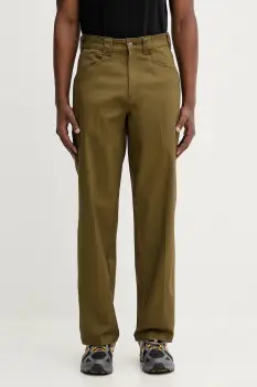 Dickies pantaloni barbati culoarea verde simplu DK0A8671 imagine