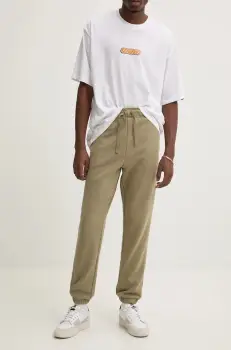 Dickies pantaloni culoarea verde, cu imprimeu imagine